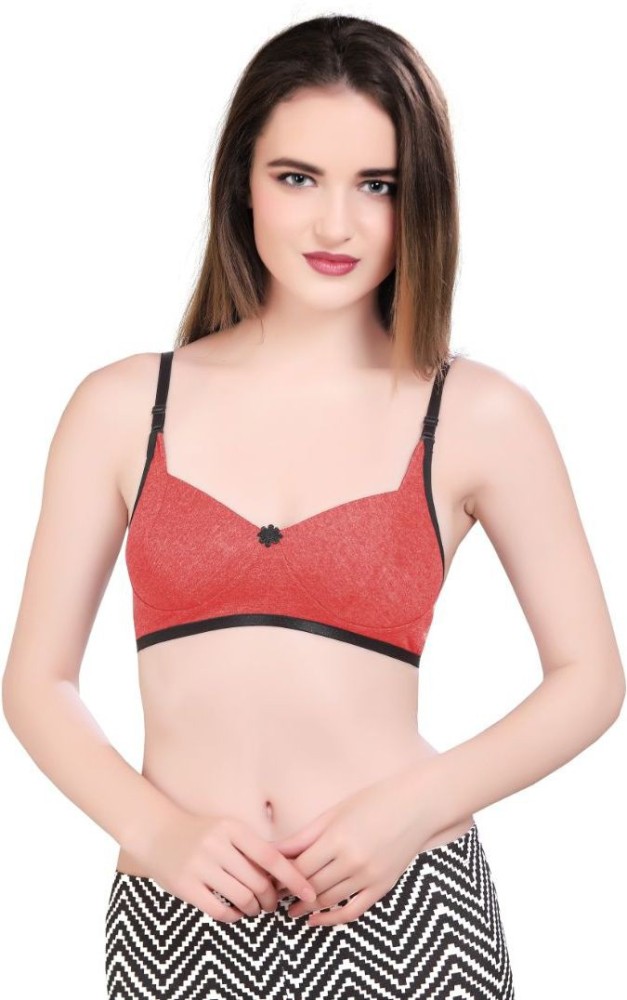 Buy online Pink Non Padded Regular Bra from lingerie for Women by  Featherline for ₹279 at 20% off