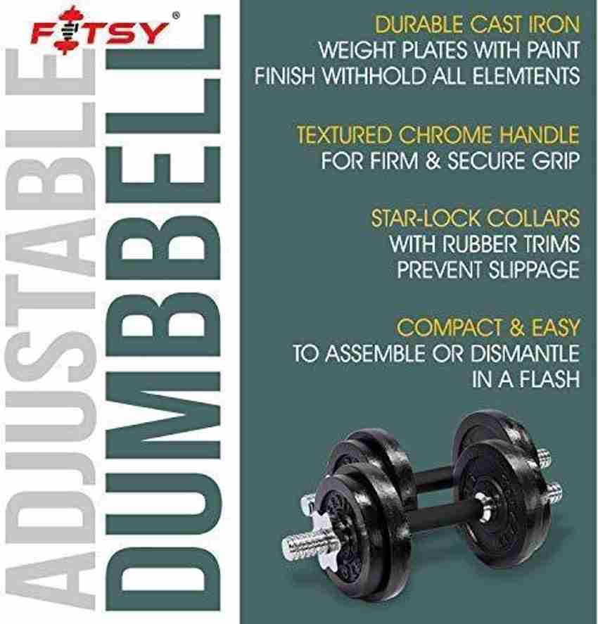 Iron gym 15kg adjustable dumbbell set deals