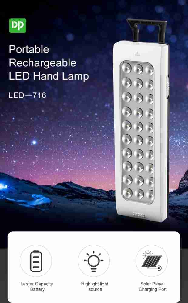 DP 716 (RECHARGEABLE LED EMERGENCY LIGHT) 10 hrs Lantern Emergency Light  Price in India - Buy DP 716 (RECHARGEABLE LED EMERGENCY LIGHT) 10 hrs  Lantern Emergency Light Online at