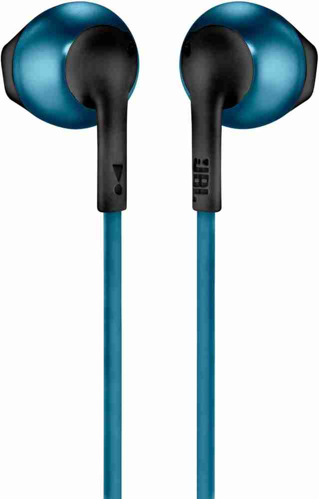 JBL T205BT Bluetooth Headset Blue In the Ear