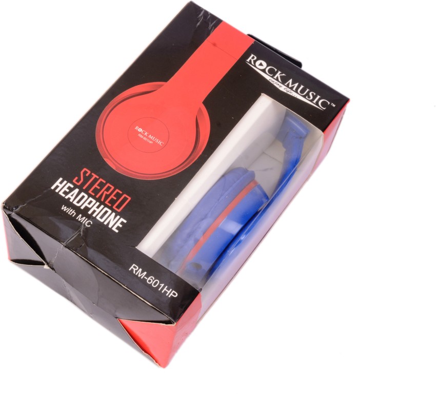 Rock music unisex headphone Wired Headset Price in India Buy