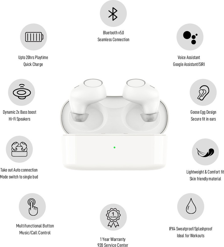 Casti wireless xiaomi mi true wireless earbuds basic 2 outlet