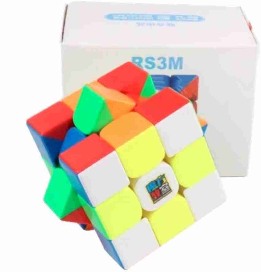 Moyu RS3M 2020 3x3 Speed Cube Stickerless, Magnetic 3D Puzzle Magic Toy,  Smooth & Fast Cube (RS3M 2020 Magnetic Flagship Edition)