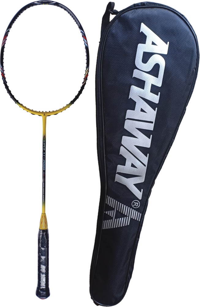 ASHAWAY Viper XT 2000 Sanave Limited Edition Yellow Unstrung Badminton Racquet