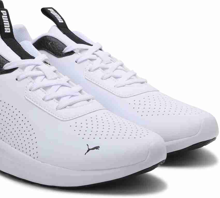 Puma perforated shop leather sneakers