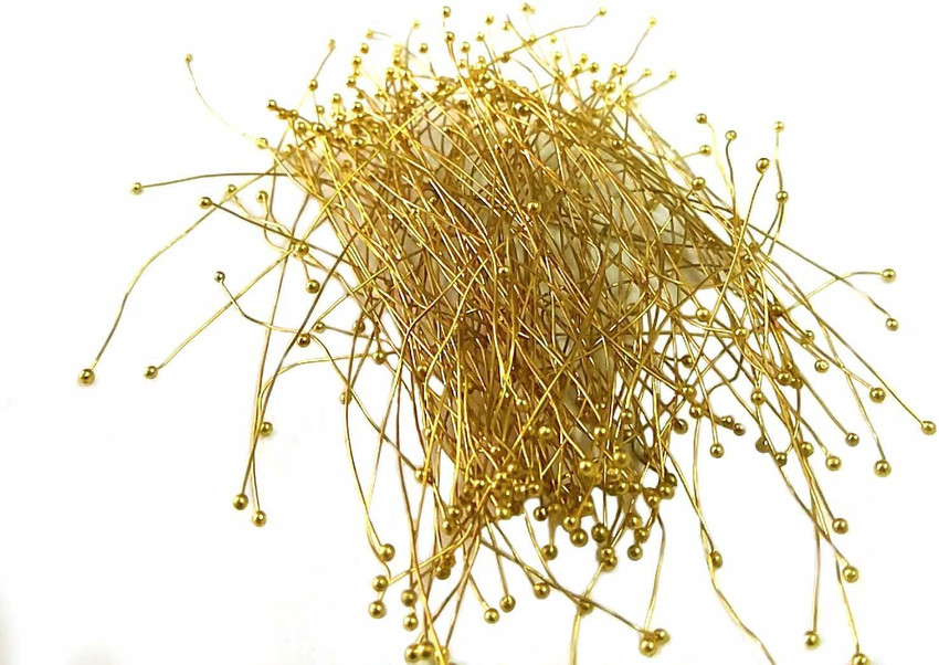 Crafto Headed Ball pins for Jewellery Making 100 Pcs Gold Headed Ball pins for Jewellery Making 100 Pcs Gold shop for Crafto products in India. Flipkart