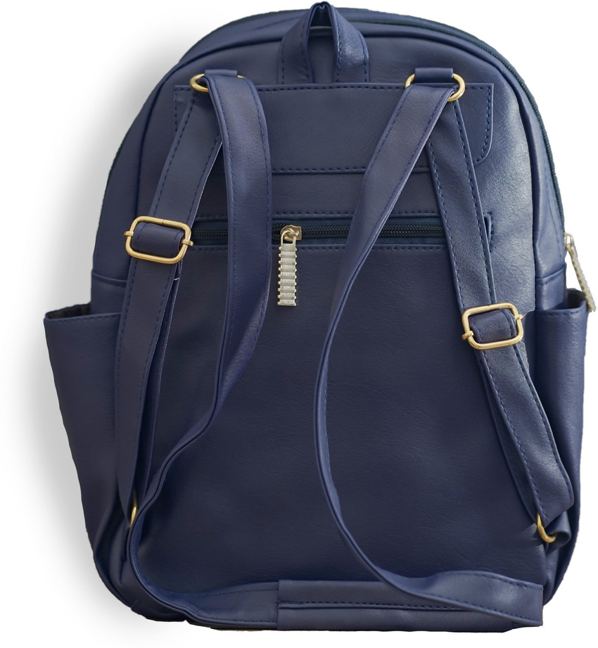 LOGGIN Casual Backpack or Bag for Ladies Synthetic Artificial Leather 15 L Backpack Blue Price in India Flipkart