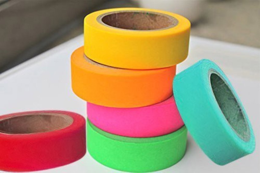 Craftacious Colored Paper Drafting Tape 15mm X 5 Meters for decoration  Drafting Tape Price in India - Buy Craftacious Colored Paper Drafting Tape  15mm X 5 Meters for decoration Drafting Tape online