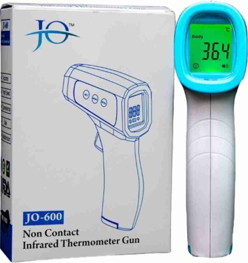 Jo 600 Infrared Non-Contact Forehead Thermometer. Measures temperature