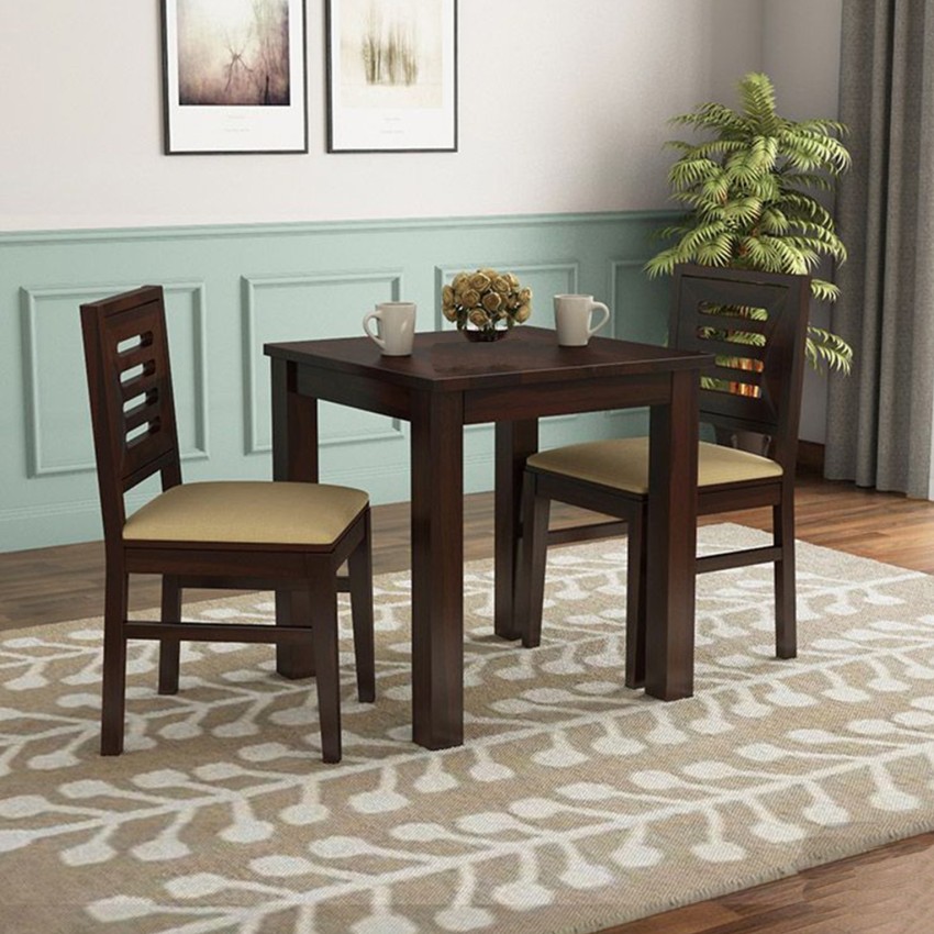 Wooden dining deals table 2 seater