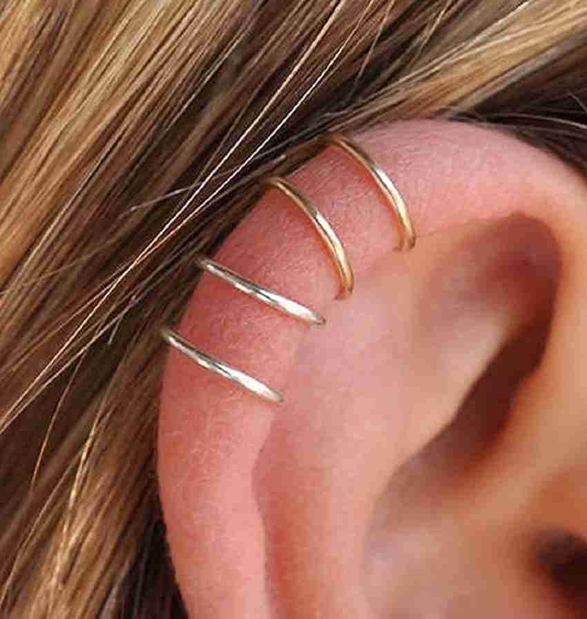 Fake hot sale earring piercing