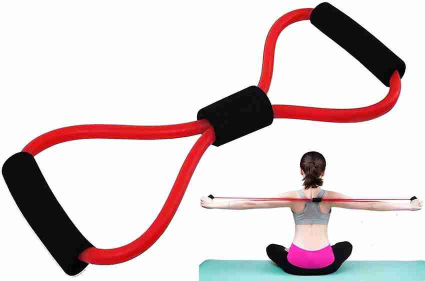 Ligera Red Stretchable Pull Rope Rubber Exerciser for Workout for Unisex Pack of 1 Resistance Tube Buy Ligera Red Stretchable Pull Rope Rubber Exerciser for Workout for Unisex Pack of 1