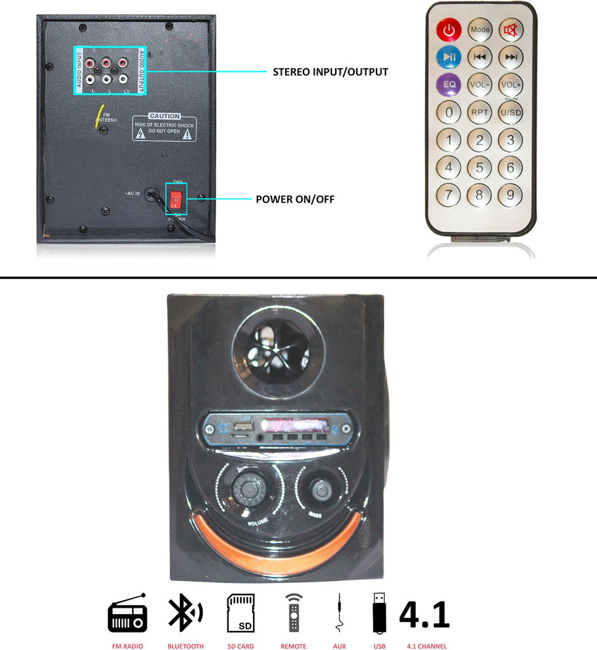 Sony series 4.1 multimedia speaker system clearance