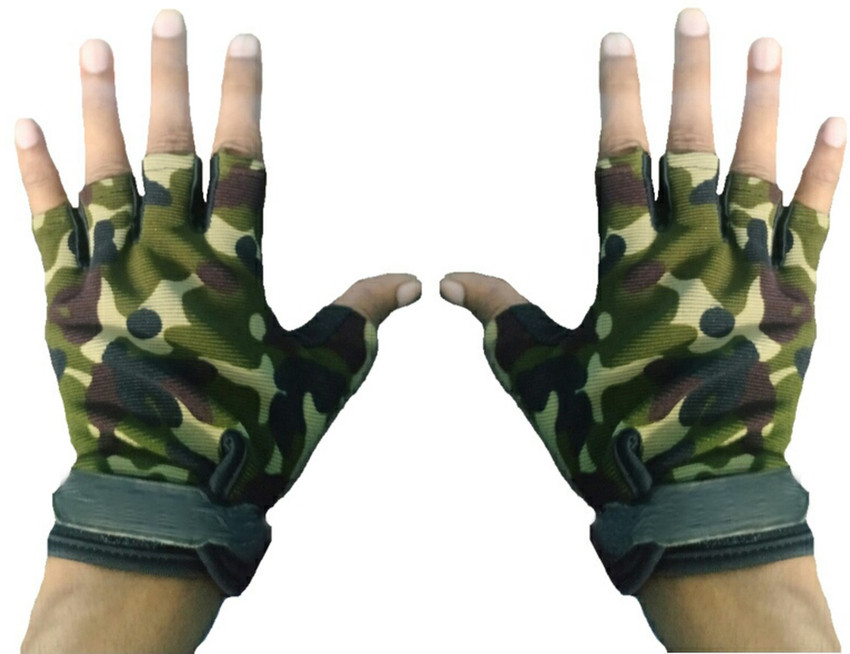 Half finger cotton gloves hotsell