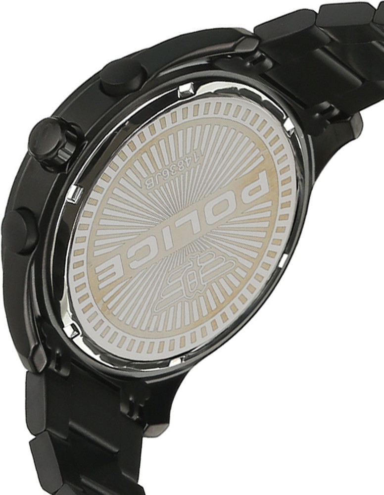 Police analog black best sale dial men's watch