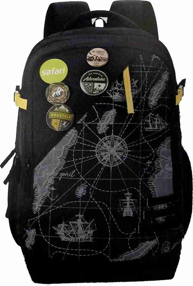 SAFARI Expand 01 Black 35L Airvent Laptop Backpack Bags 35 L Laptop Backpack Black Price in India Flipkart