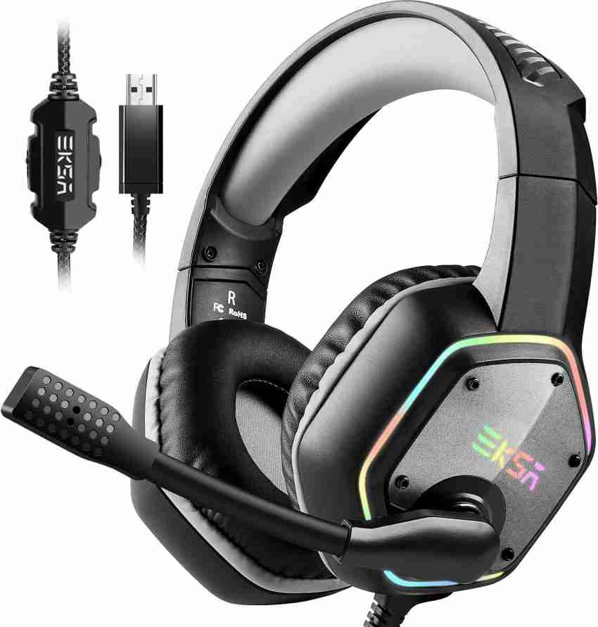 EKSA E1000 Grey Wired Gaming Headset Price in India Buy EKSA