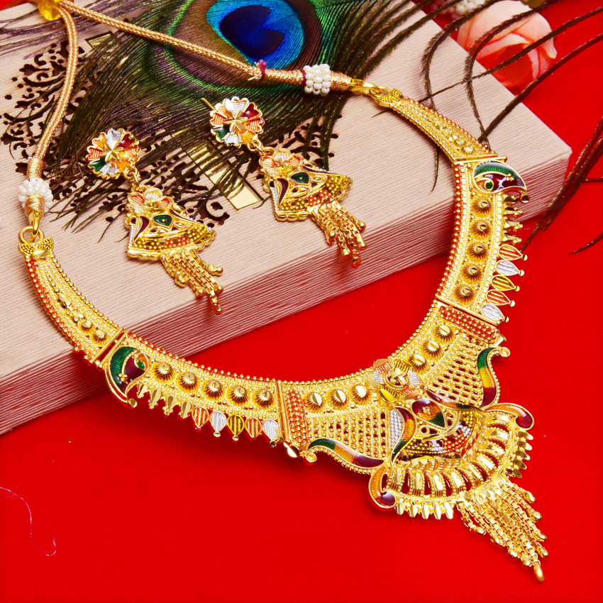 Mansiyaorange alloy jewel set hot sale