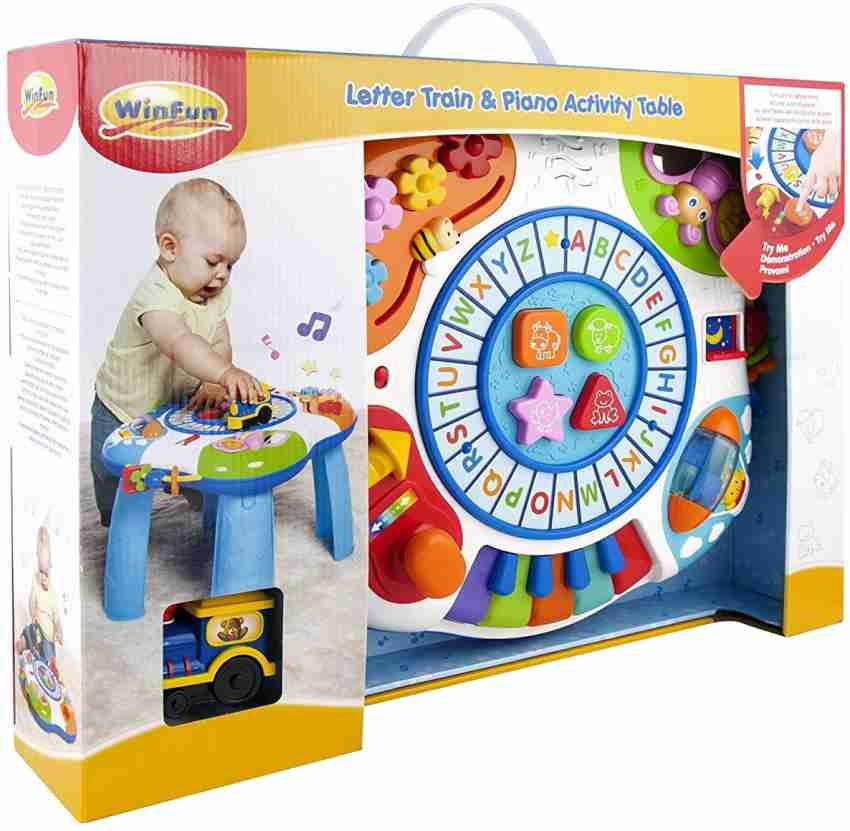 Winfun letter train store & piano activity table