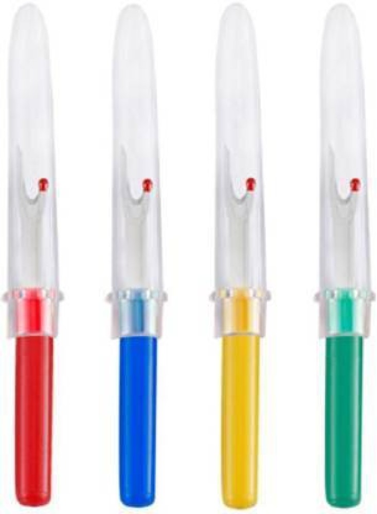 16 piezas hilo Seam Ripper Stitch unpicker con mango de plástico y tapa  para costura y manualidades, 4 colores por dingjin