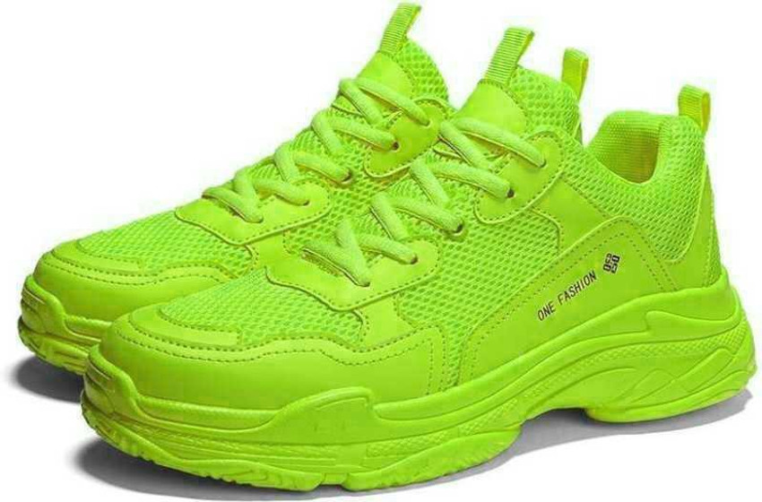 Lime green 2025 shoes mens