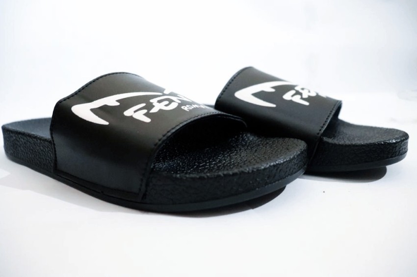 Mens fendi slides online sale