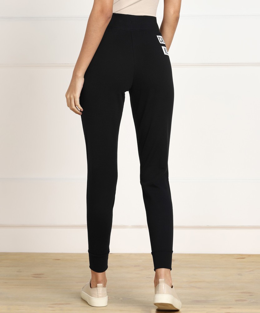 Calvin Klein Performance Solid Women Black Track Pants - Buy