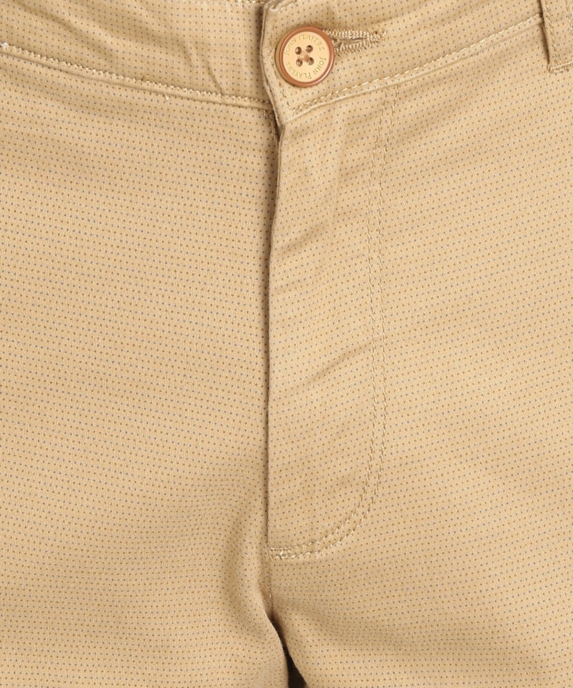 Buy OffWhite Linen Blend Slim Fit Formal Trousers online  Looksgudin