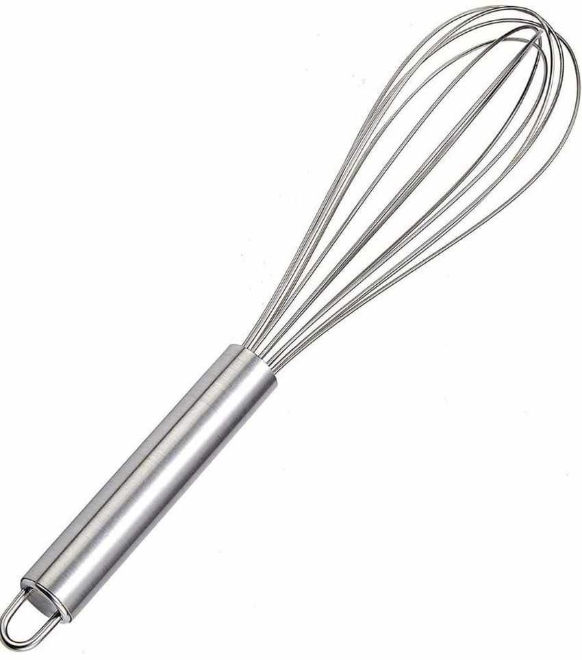 KR Five Products Stainless steel hand Blender Whisker Beater Churner used for Beating or Whisking of Coffee Whiskers Egg Cream And Sauces 9 Inch Stainless Steel Cage Whisk Price in India