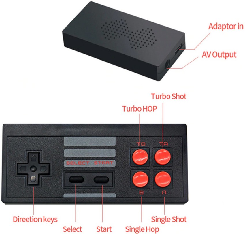 GSH U8 Mini / TV Video Game Console Stick 2.4g Wireless Gamepad