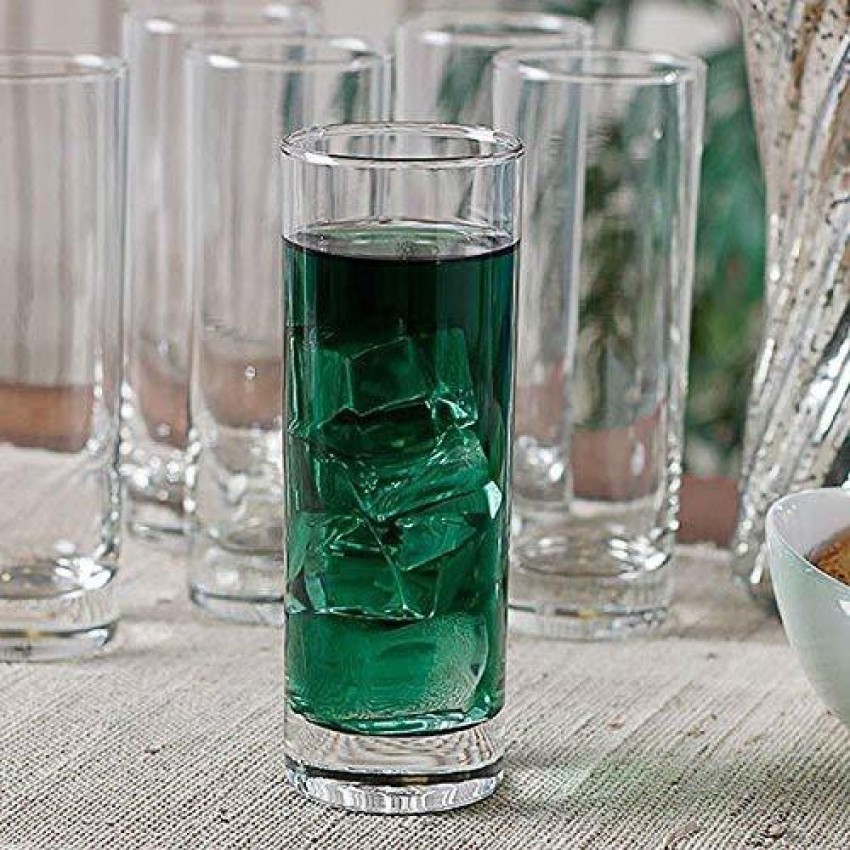 Yera (Pack of 6) Glass Tumbler - 6 Pieces, Clear, 250ml Glass Set  Water/Juice Glass Price in India - Buy Yera (Pack of 6) Glass Tumbler - 6  Pieces, Clear, 250ml Glass