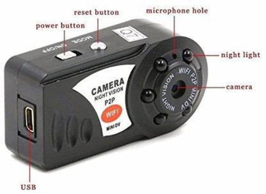 Wifi p2p mini dv night sales vision manual