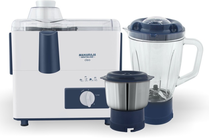 Maharaja Whiteline CLEO JX 115 450 W Juicer Mixer Grinder Price in India Buy Maharaja Whiteline CLEO JX 115 450 W Juicer Mixer Grinder Online at Flipkart