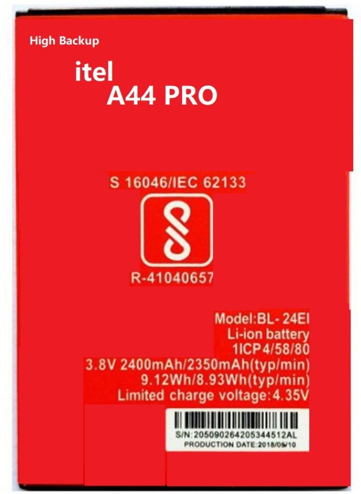 Itel a44 online battery