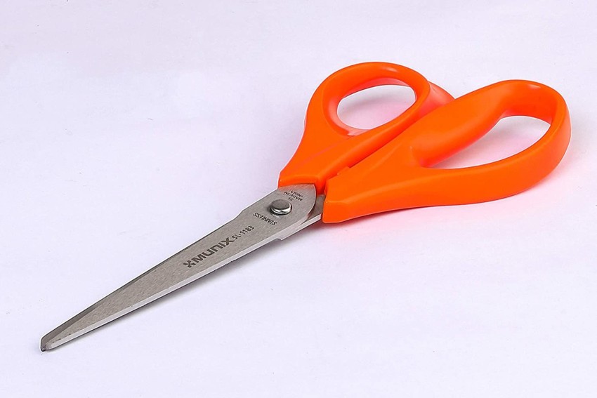 Buy Munix Orange Scissors With Safety Cover 128 mm Online at Best