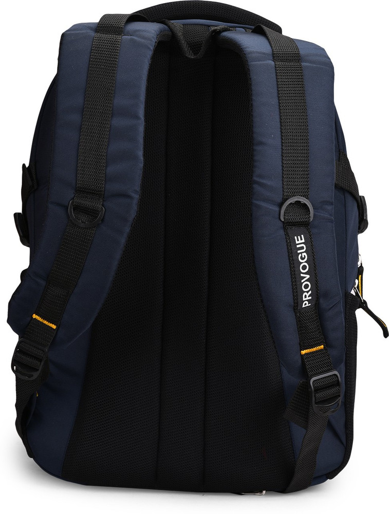 PROVOGUE unisex spacy with rain cover and reflective strip 35 L Laptop Backpack Navy Blue Price in India Flipkart
