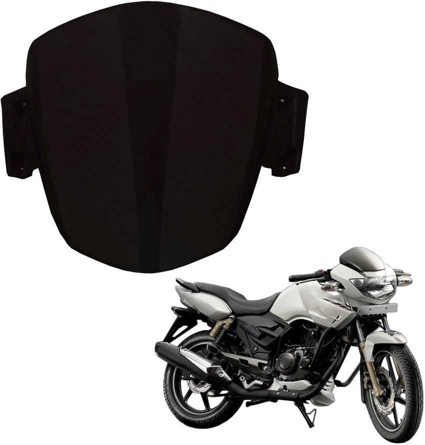 zalak VISOR GLASS BLACK FOR TVS APPACHE Bike Headlight Visor Price