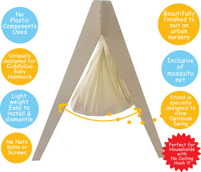 CuddlyCoo Organic Baby Hammock With Stand Buy Baby Care Products