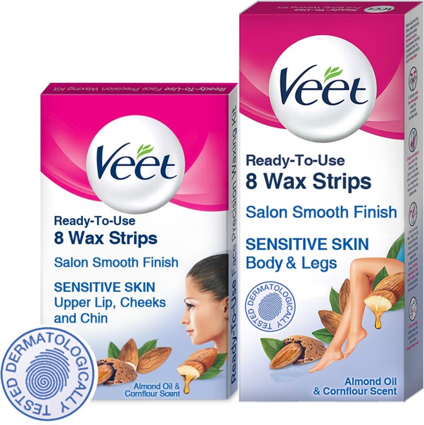 Veet Leg and Body Hair Remover Cold Wax Strips 40 India  Ubuy
