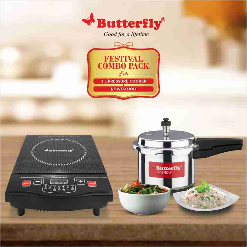 Butterfly Rhino V2 3L Pressure Cooker Induction Cooktop
