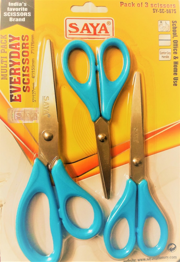 KRYTONE Craft Scissors Colorful Safety Decorative Edge  Scissors Zig Zag Scissors - PAPER SCISSOR