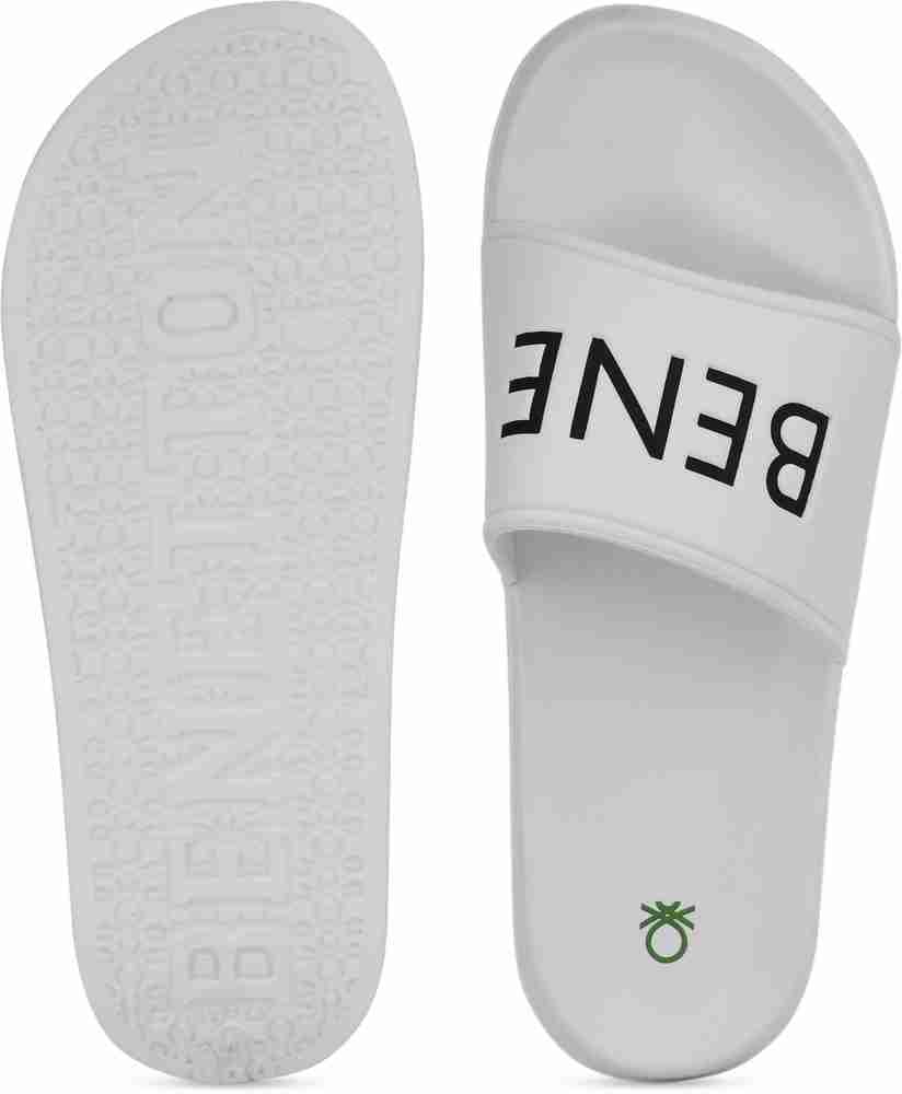 Benetton sliders for best sale men