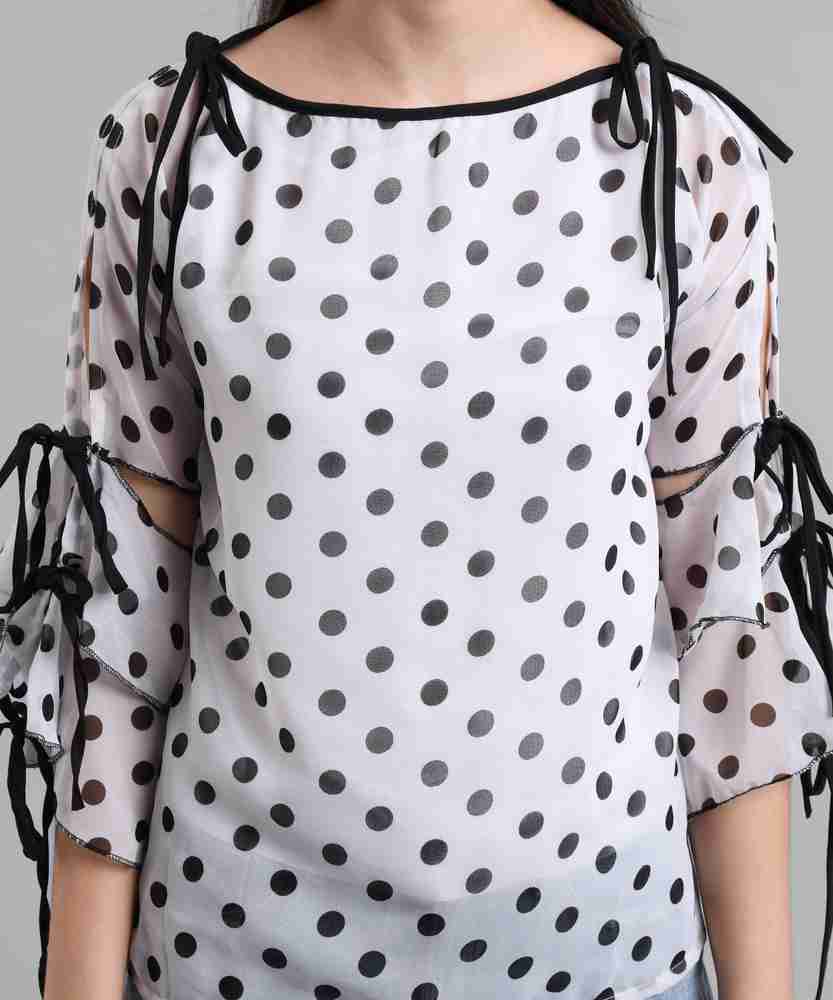 Polka dots tops sales flipkart