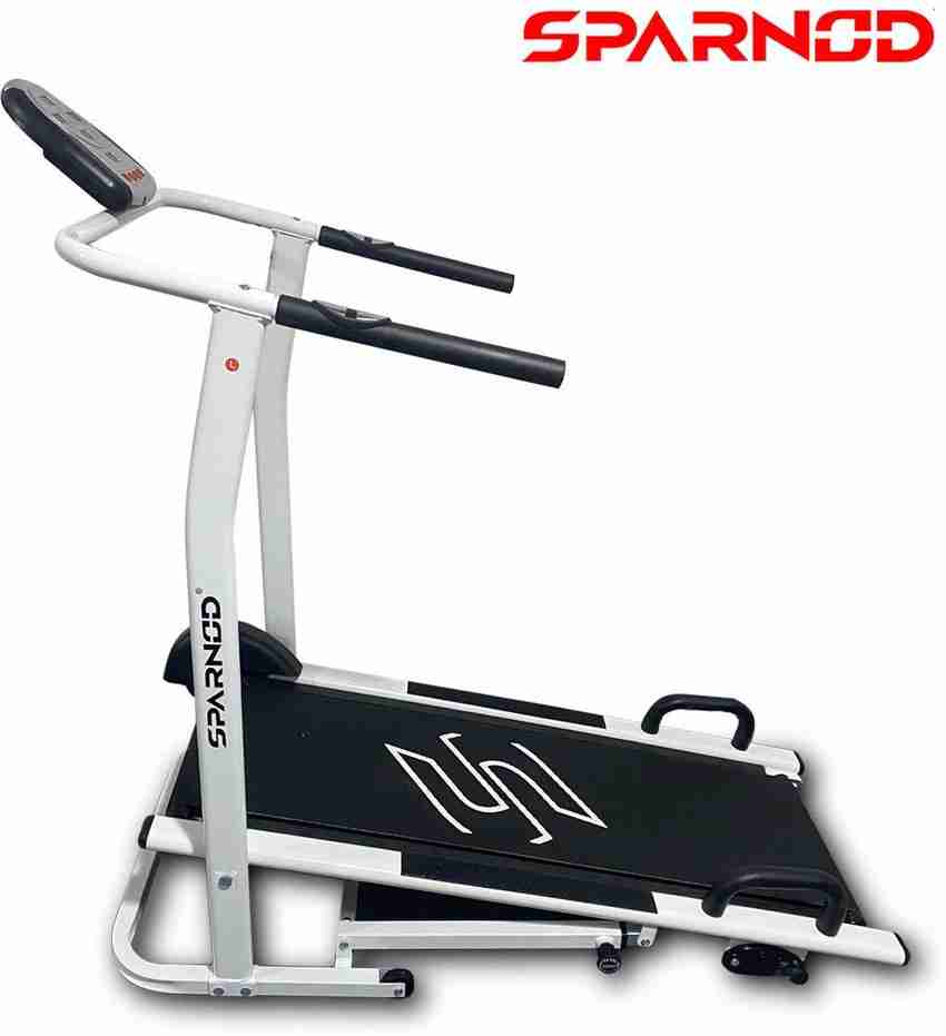 Sparnod Fitness STH 500 Manual Treadmill for Home Gym Walking