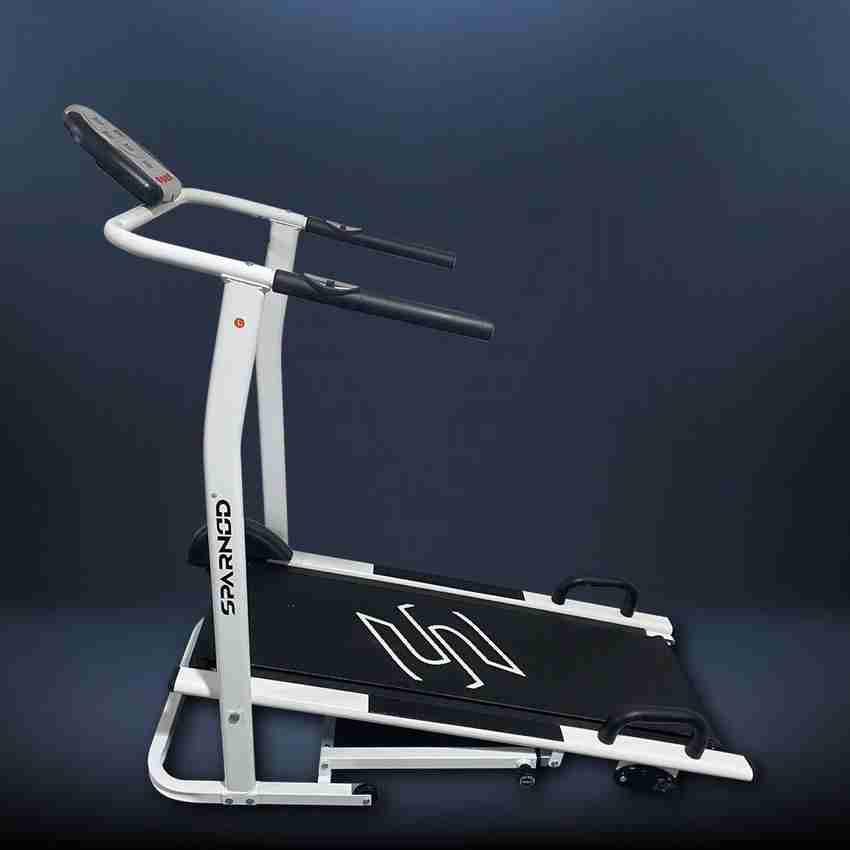 Sparnod Fitness STH 500 Manual Treadmill for Home Gym Walking