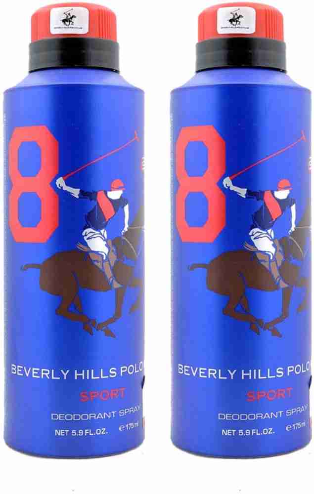beverly hills Polo Club Sport No 8 Deodorant Combo pack of 2