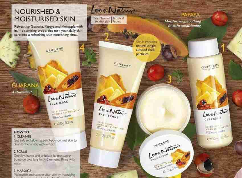 Oriflame Facial Kit Tropical Fruits For Normal To Dry Skin Price