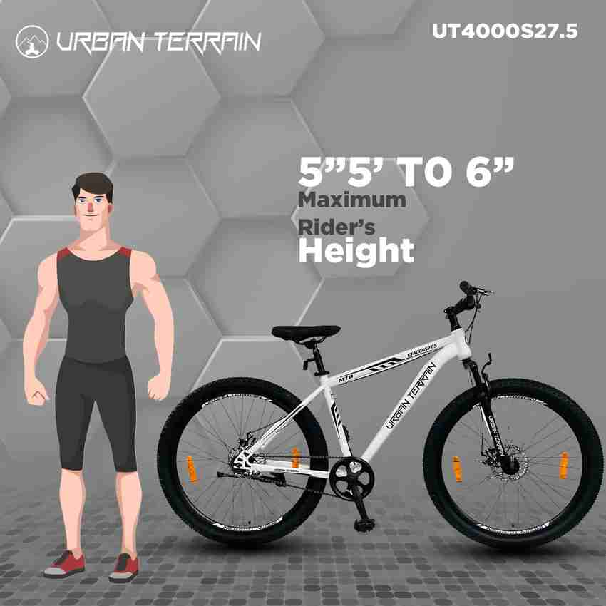 Urban Terrain UT4000S27.5 Steel MTB with Installation Services 27.5 T Mountain Cycle Price in India Buy Urban Terrain UT4000S27.5 Steel MTB with Installation Services 27.5 T Mountain Cycle online at F...