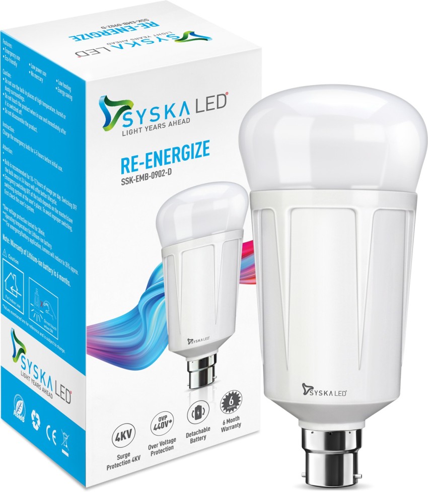 Syska led bulb 9 deals watt price flipkart