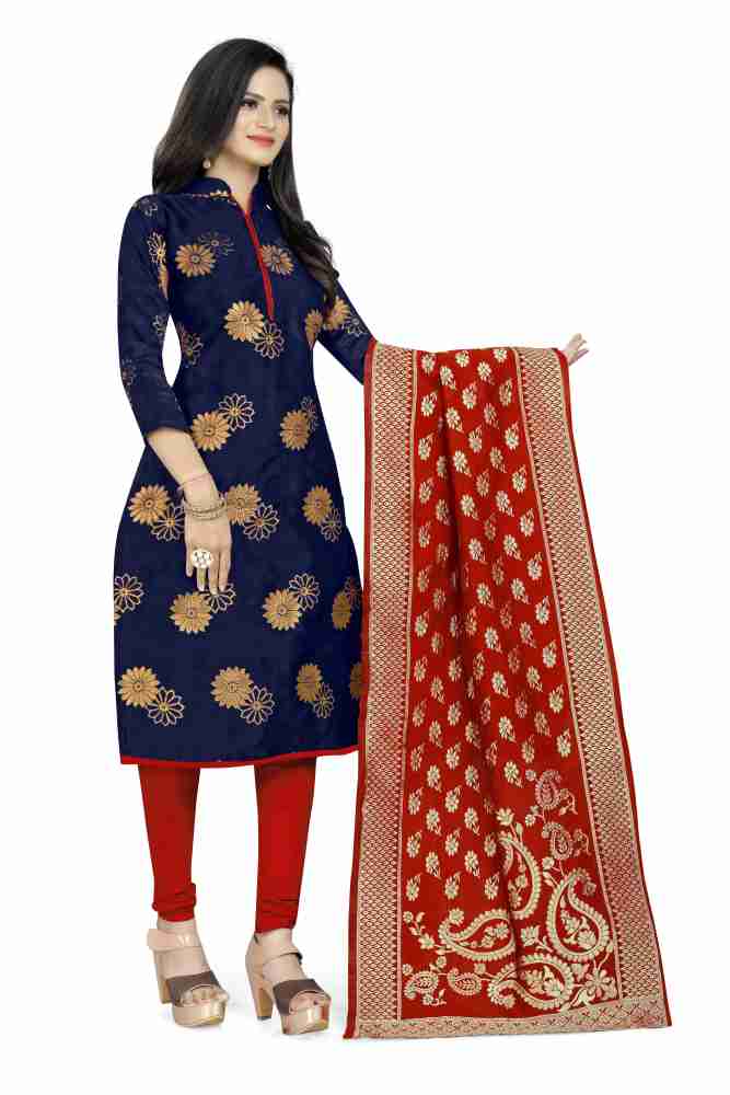 Churidar material clearance flipkart